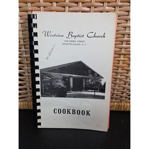 Westview Baptist Church Winston-Salem NC Cookbook c. 1985 North Carolina